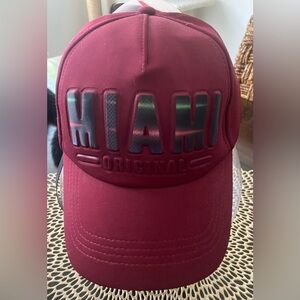 Miami Original Unisex Robin Ruth Baseball Cap~~Adjustsble~~NWT~~
